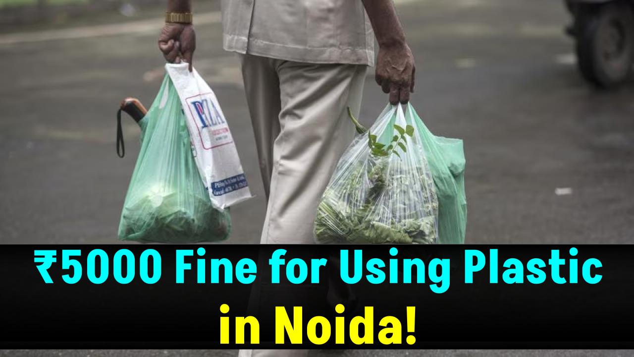 ₹5000 Fine for Using Plastic in Noida! Know What’s Banned