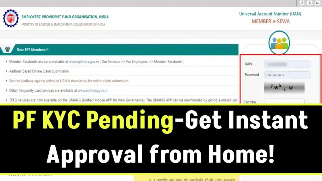 PF KYC Pending? Get It Approved Instantly from Home with Just One Click – Here’s How!