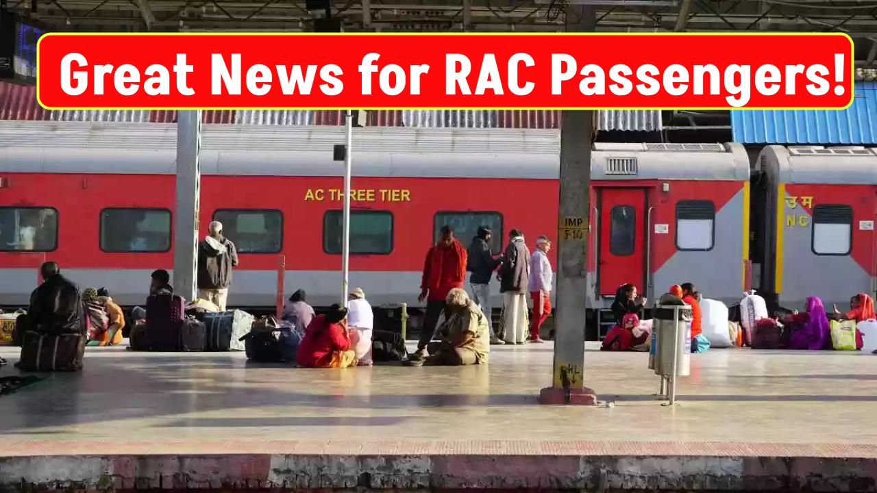 Great News for RAC Passengers! Now Enjoy This Facility in AC Coaches